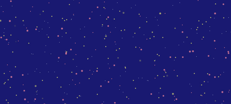 jQuery+CSS3蓝色夜空星星背景动画特效
