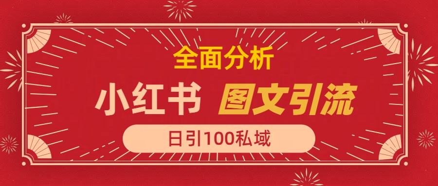 小红书全面解析，日引100私域流量是怎样做到的