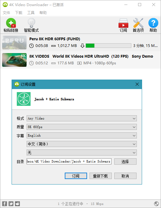 4K Video油管高清B站视频下载工具